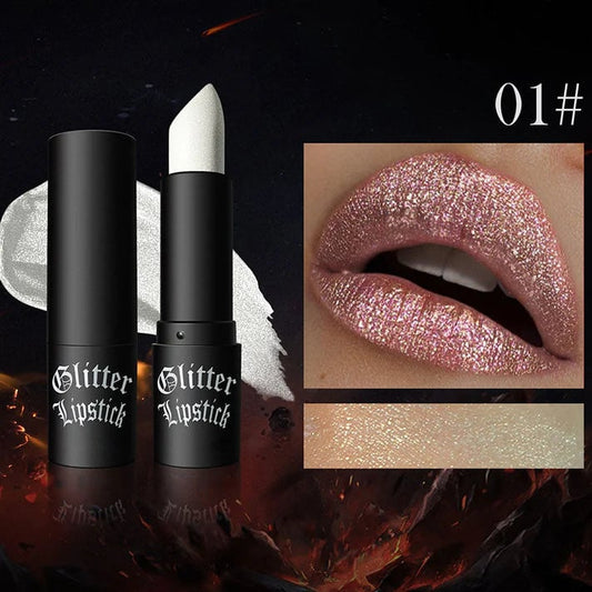 Matte Long Lasting Lipstick With Fine Glitter