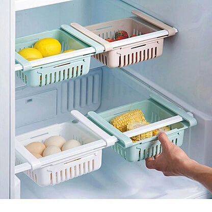 Pull-out refrigerator storage box