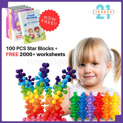 Star Block For Kids + FREE 2000+ Pages PDF Worksheet For Kids