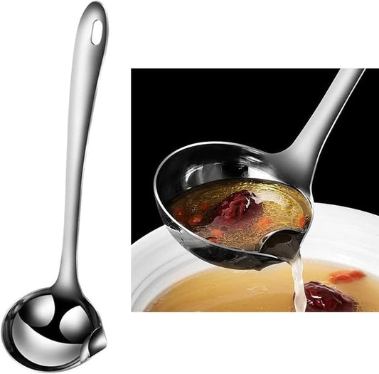 Oil Separating Stainless Steel Soup Ladle