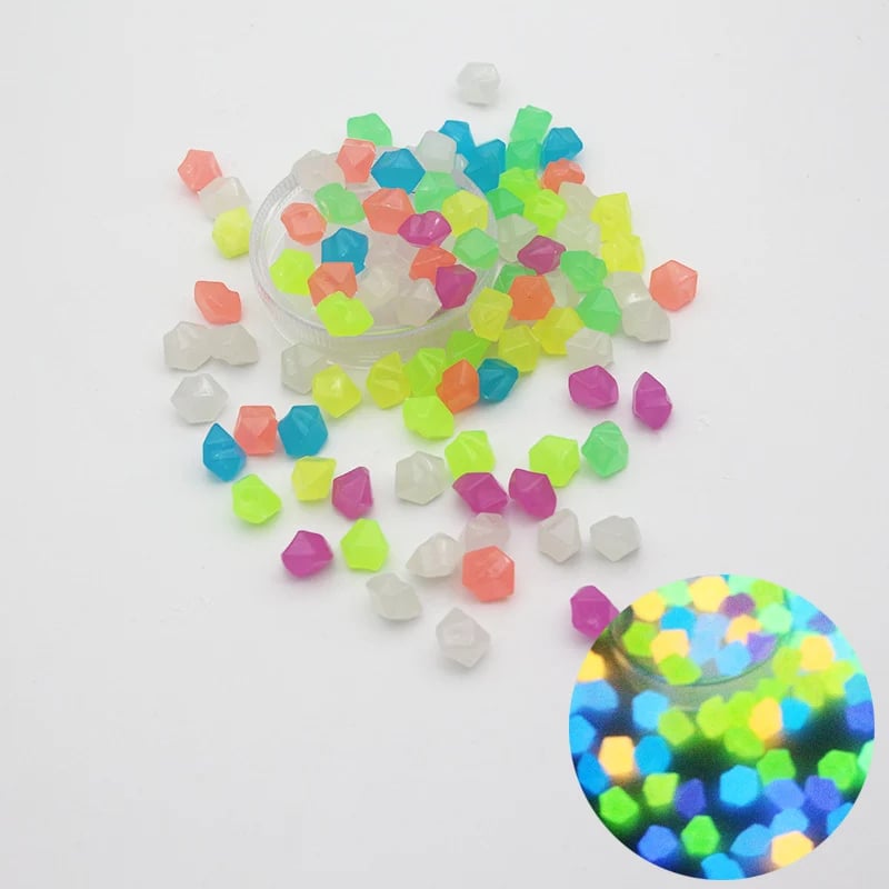 Glowing Garden Pebbles - Illuminate Your Outdoors with Enchanting Glow - Pack Of 100