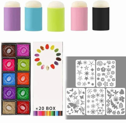 DIY Sponge Finger Painting Kit