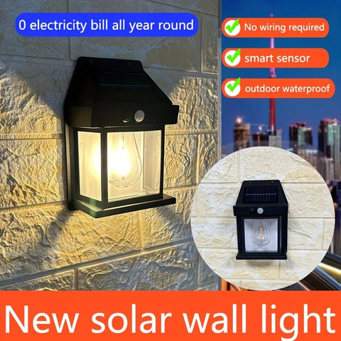 Solar Smart Sensor Waterproof Tungsten Filament Lights