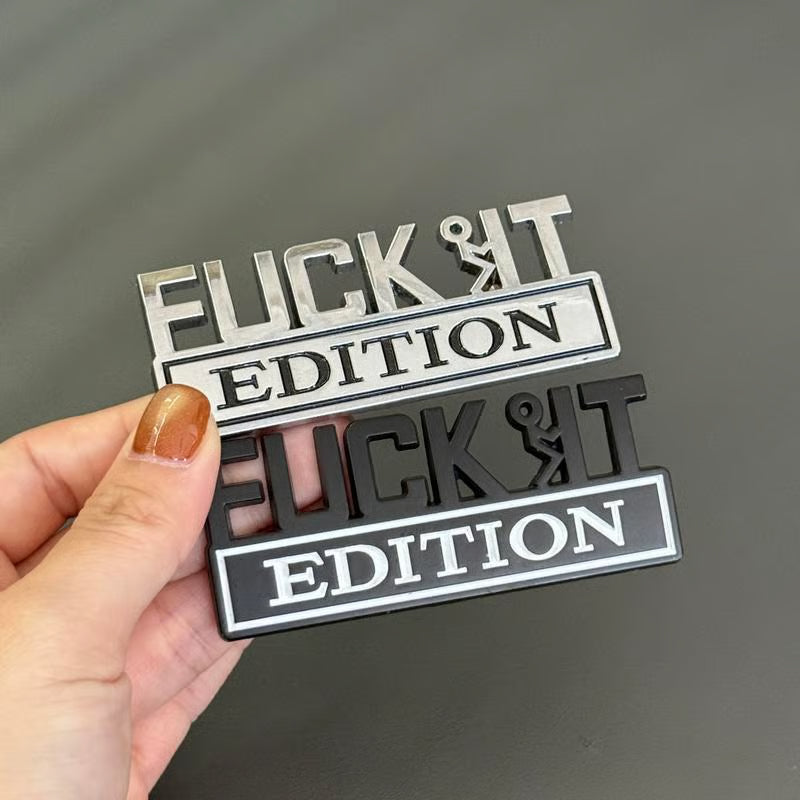 FVUK IT Edition Emblem | Car Decal Accessory