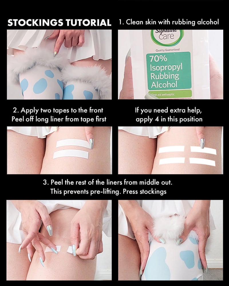 Jiggle Defender Waterproof Heavy Duty Body Cosplay Tape - 36 PCS Set