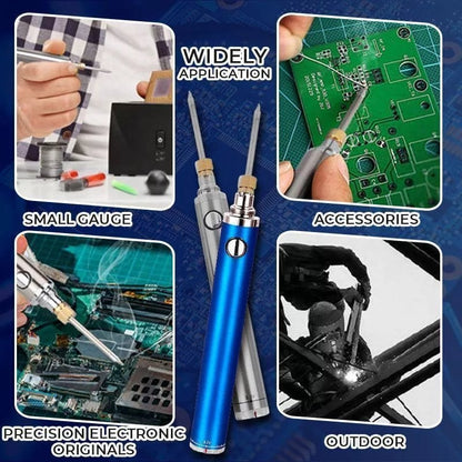 Mini wireless charging soldering tool