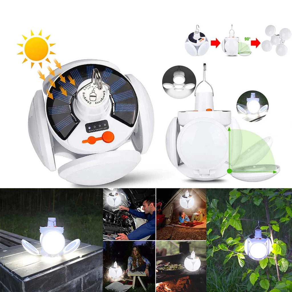 2 in 1 Folding Solar Lamp