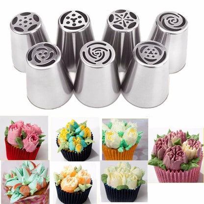 Stainless Steel Cake Icing Nozzles - Set OF 12