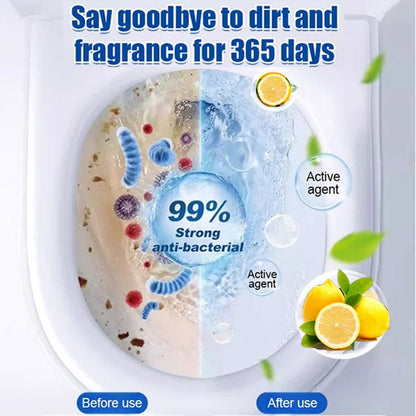 Lemon Scent Toilet Bowl Cleaner Tablets - Pack Of 10
