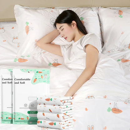 Travel-Safe Disposable Bed Linen - Set Of 4