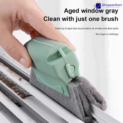 Door Window Groove Cleaning Brushes - Pack Of 2