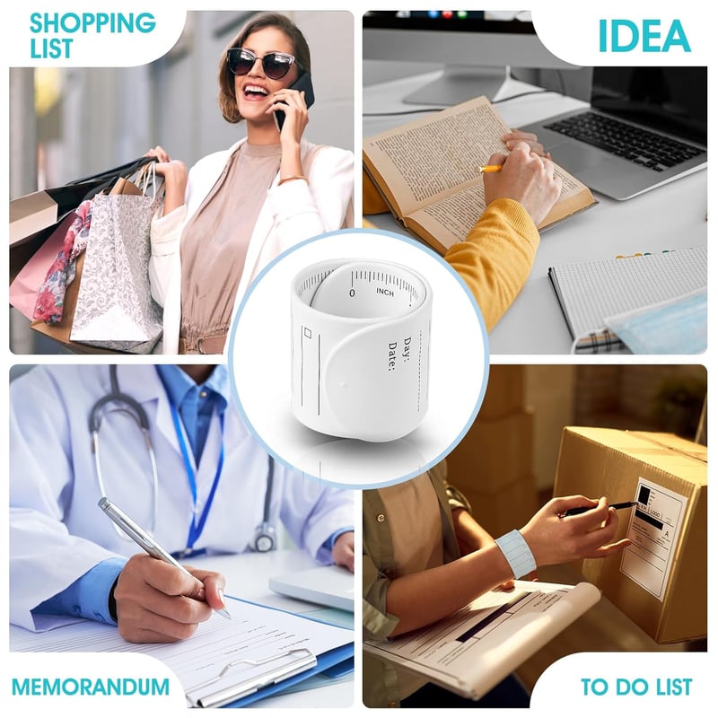 Reusable Erasable To Do List Silicone Wrist Band