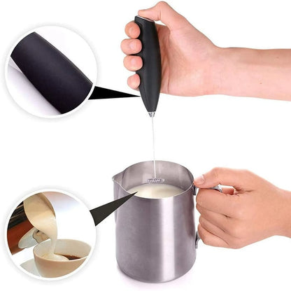 Milk Frother Handheld With Stand