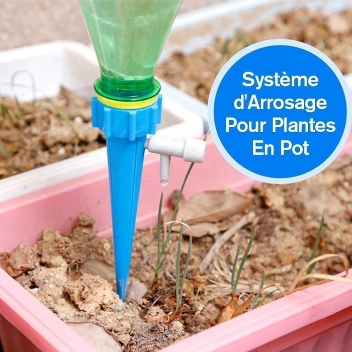 Watering System For Potted Plants