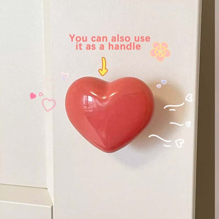 Toilet heart button