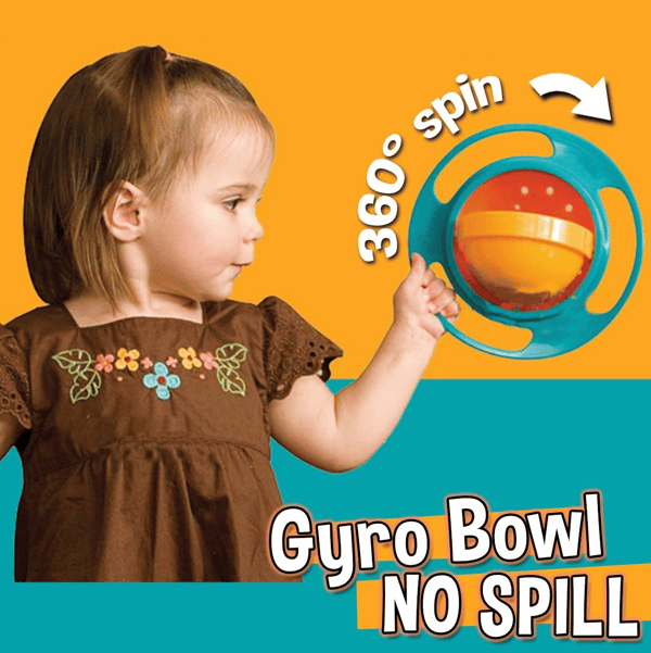 360° Rotate Spill-Proof Bowl