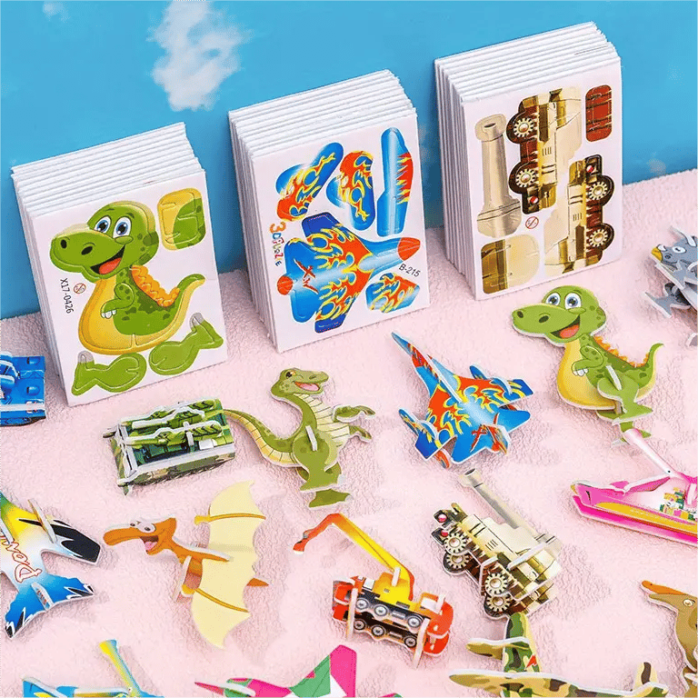 Educational 3D Cartoon Puzzle