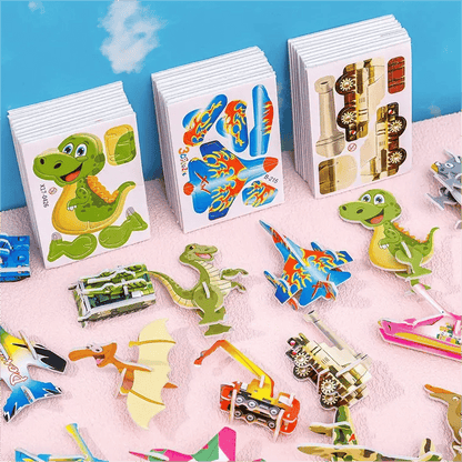 Educational 3D Cartoon Puzzle
