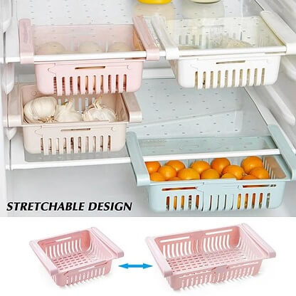 Pull-out refrigerator storage box