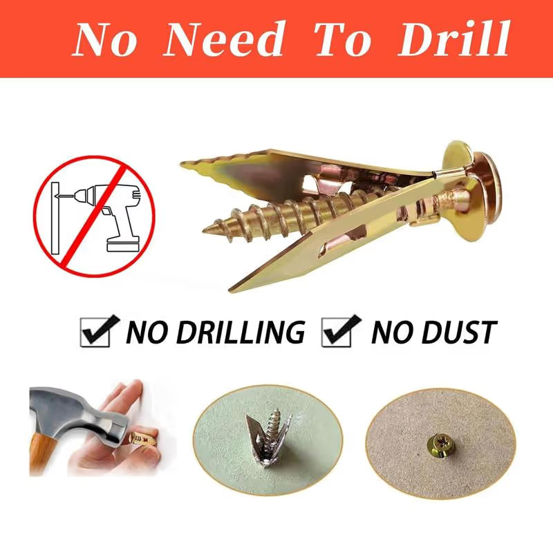 Self Drilling Drywall Anchors with Screws Kit (Pack Of 30)