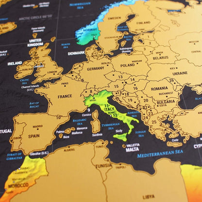 Scratch it World Map for Scratching