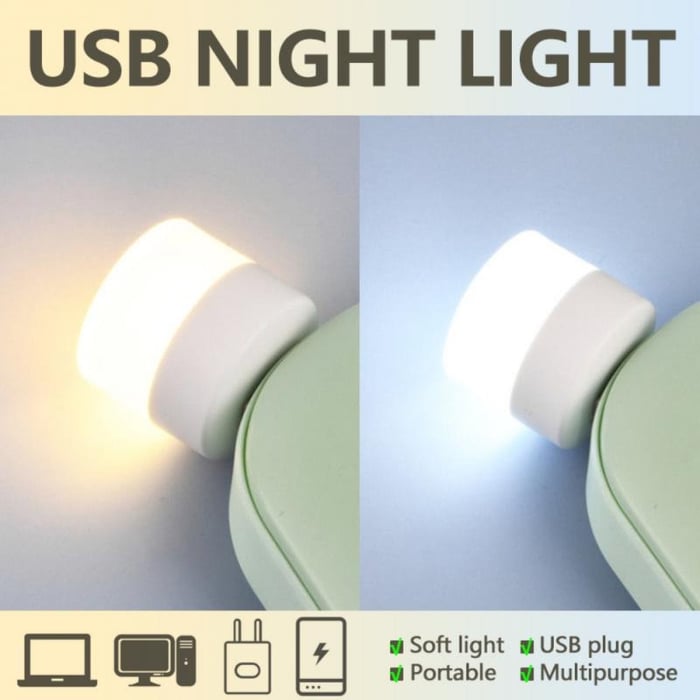 USB Mobile Small Round Light