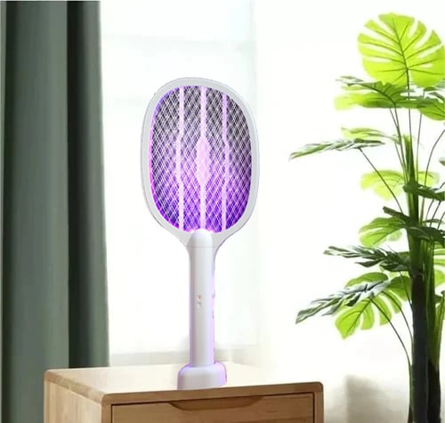 2-in-1 Electric Swatter & Night Mosquito Killing Lamp