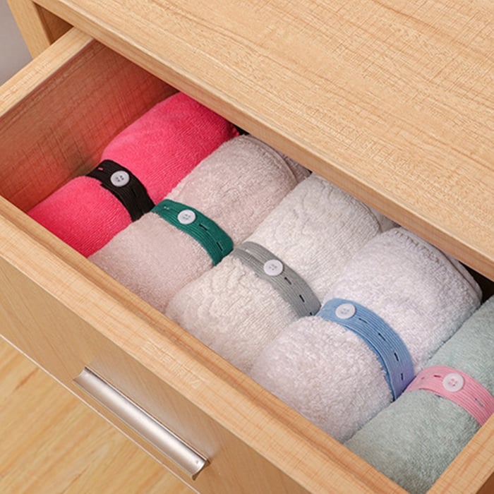 Quilts/Clothes Storage Elastic Binding Belt - 10 PCS