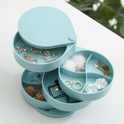 Rotatable Jewelry Storage Box