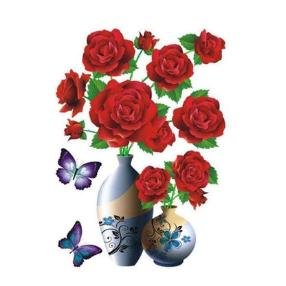 3D Vase Sticker