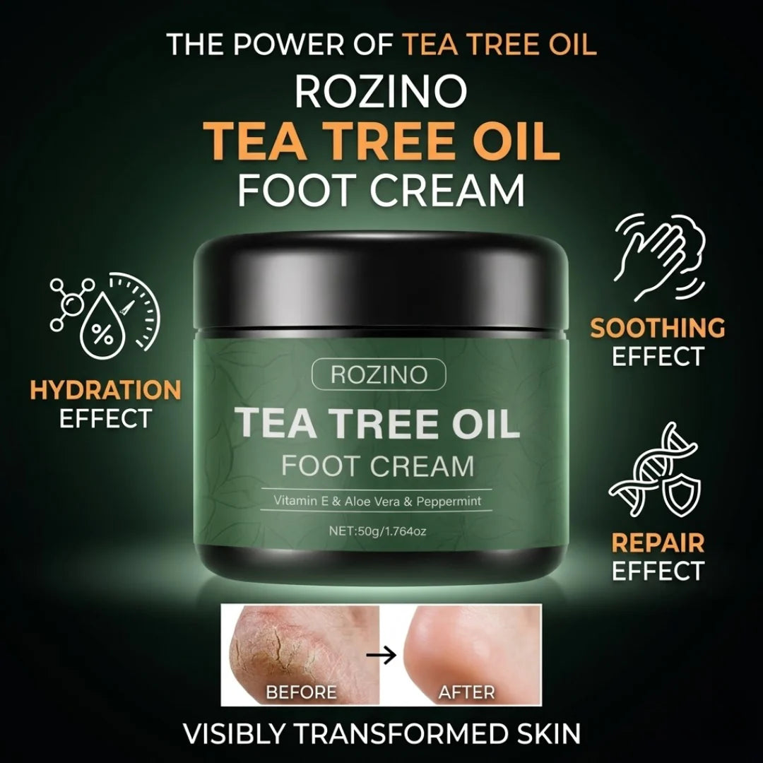 Soothing Foot Cream With Aloe Vera And Tea Tree