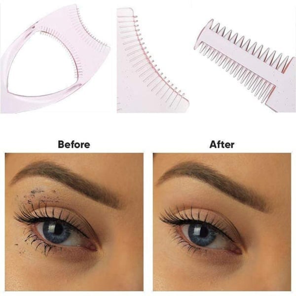 3-in-1 Eyelash Tools Mascara Shield Applicator Protector