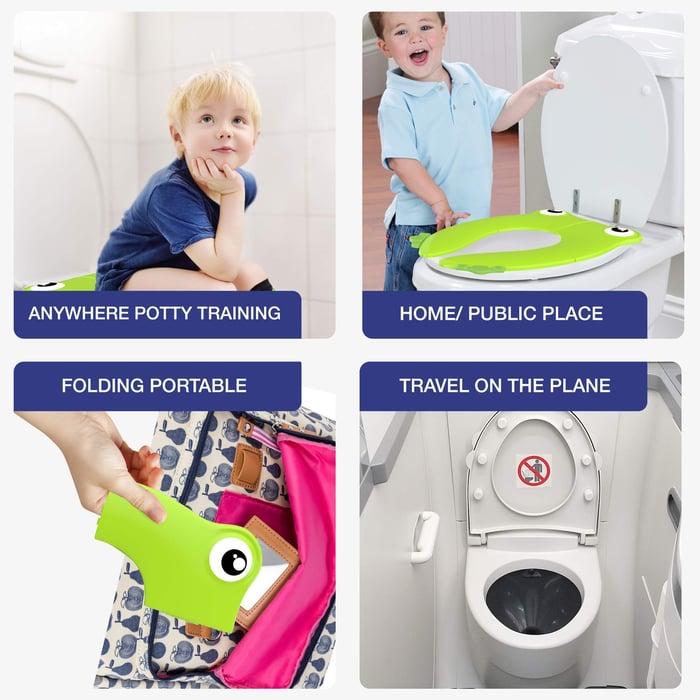 Folding Portable Toilet Seat for Children (Anti-slip & Durable)