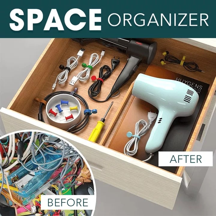 Snap-On Magnetic Cable Ties - Pack Of 5