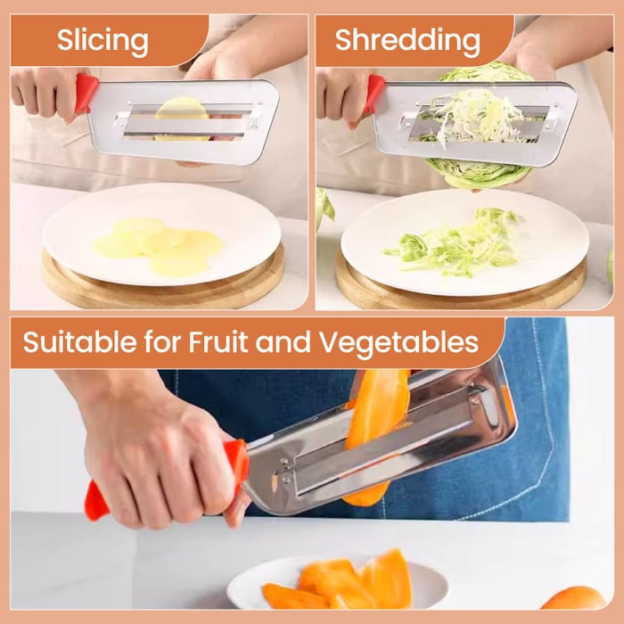 Stainless Steel Double-layer Slicer