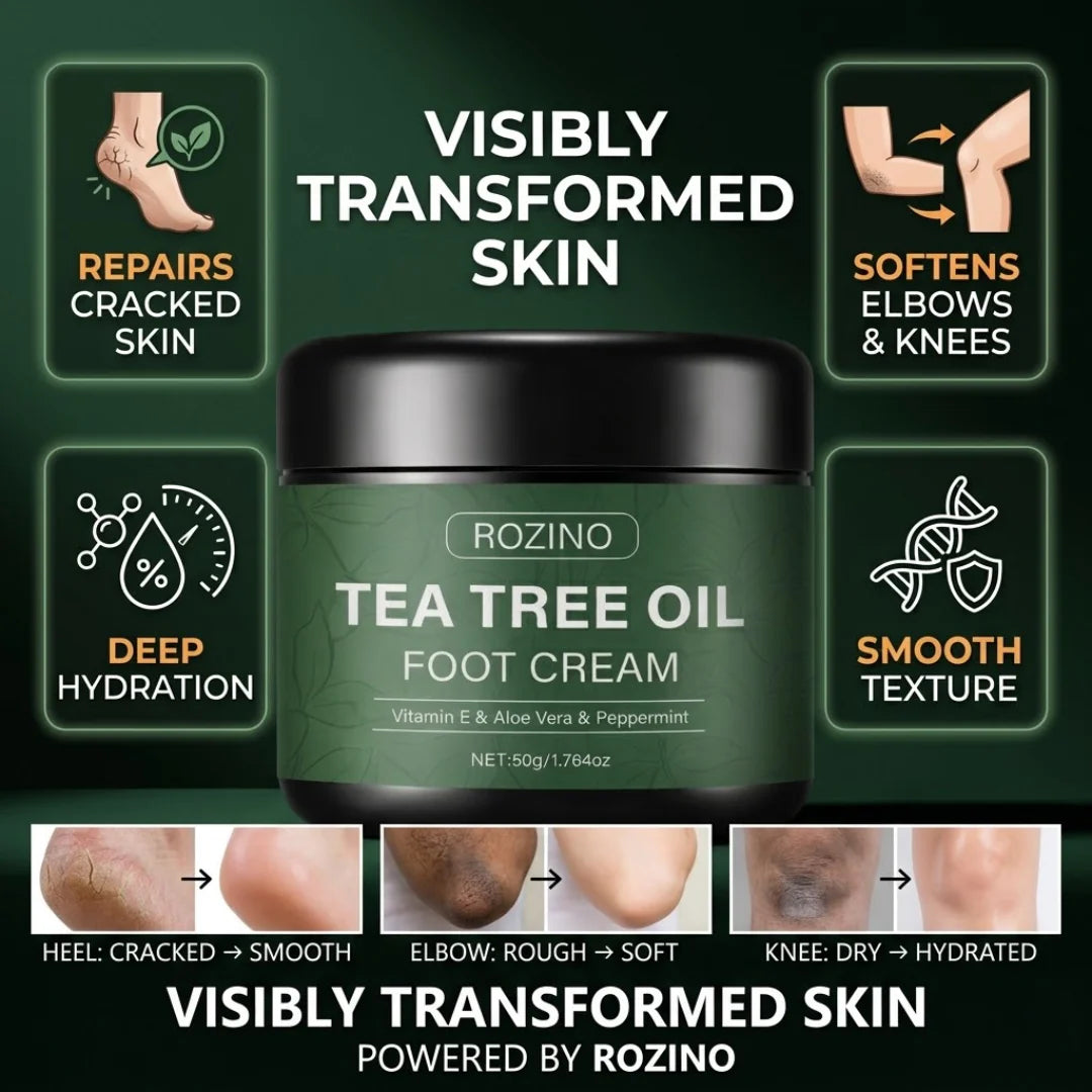 Soothing Foot Cream With Aloe Vera And Tea Tree