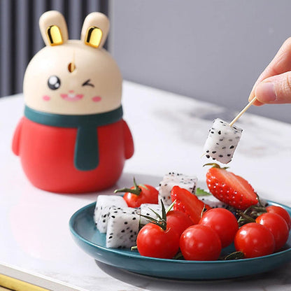 Rabbit Press Type Automatic Pop-up Tooth-Picker