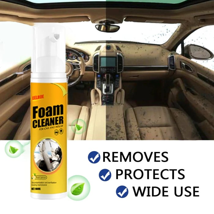 New Upgraded Home and Car Multifunctional Powerful Foam Cleaning Kit