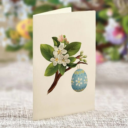 Easter 3D Flower Egg Greeting Card