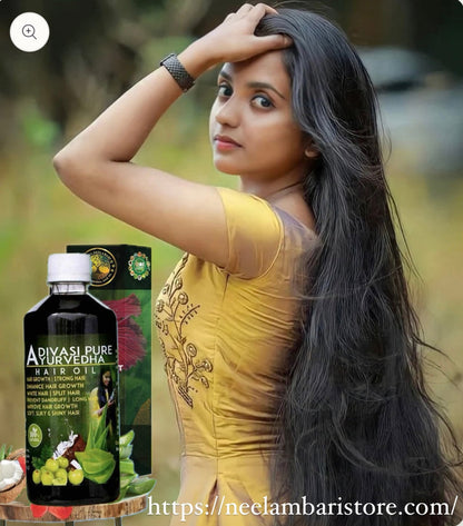 Adivasi Neelambari Herbal Hair Oil - Pack Of 2