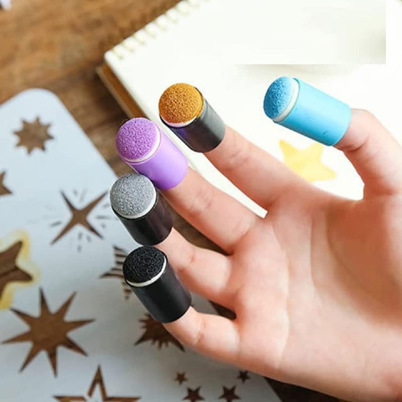 DIY Sponge Finger Painting Kit