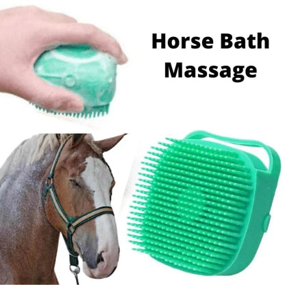 Bath Brush Massage Gloves Soft Silicone Safety Comb Pet Accessories