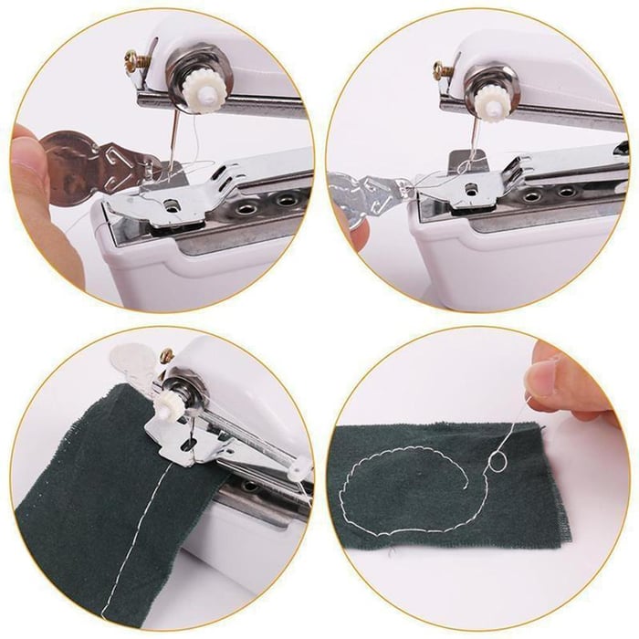 Portable mini hand sewing machine