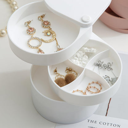 Rotatable Jewelry Storage Box