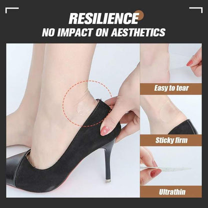 Self-adhesive Invisible Heel Anti-wear Sticker - Pack Of 50
