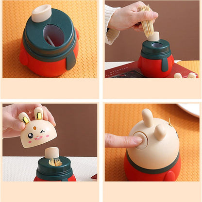 Rabbit Press Type Automatic Pop-up Tooth-Picker