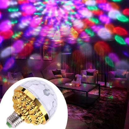 Colorful Rotating Disco Ball Light