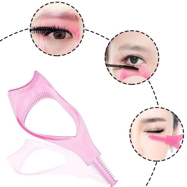 3-in-1 Eyelash Tools Mascara Shield Applicator Protector