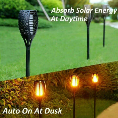 Solar flame light