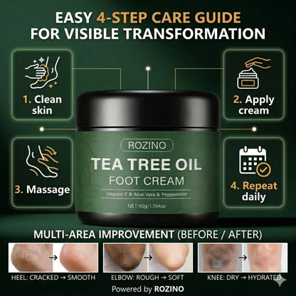 Soothing Foot Cream With Aloe Vera And Tea Tree